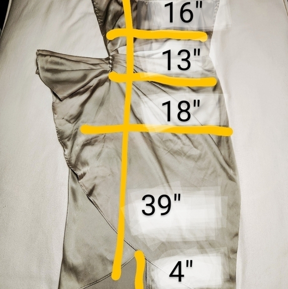 Dolce Viva Green Satin Wrap Dress Sleeveless Medium - Picture 12 of 12